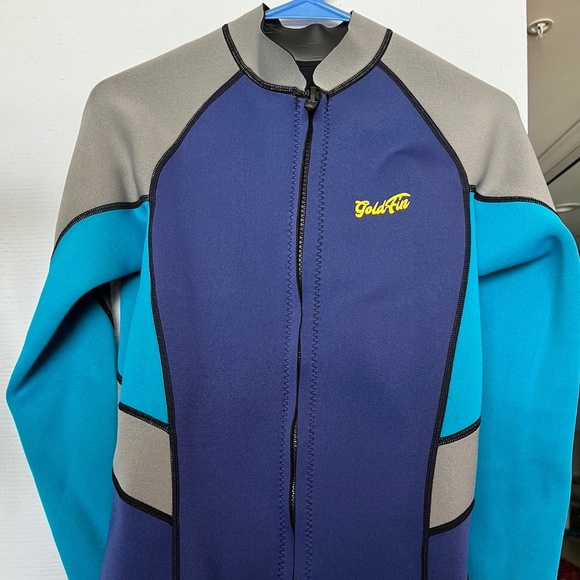 Goldfin Wetsuit Jacket size large 2mm Neoprene - Picture 1 of 2